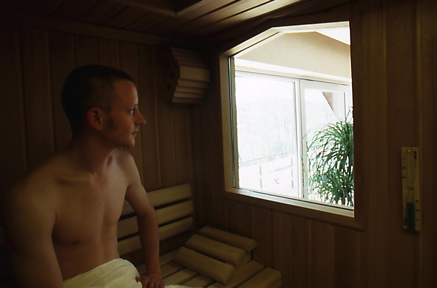 Koll-Comfort-Sauna mit Fenster